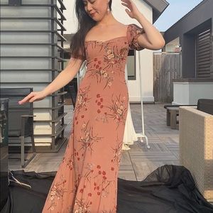 Price firm: New Reformation Farrow Dress Queen Print Size 0